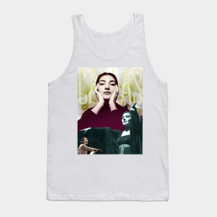 Maria Callas Collage Portrait Tank Top